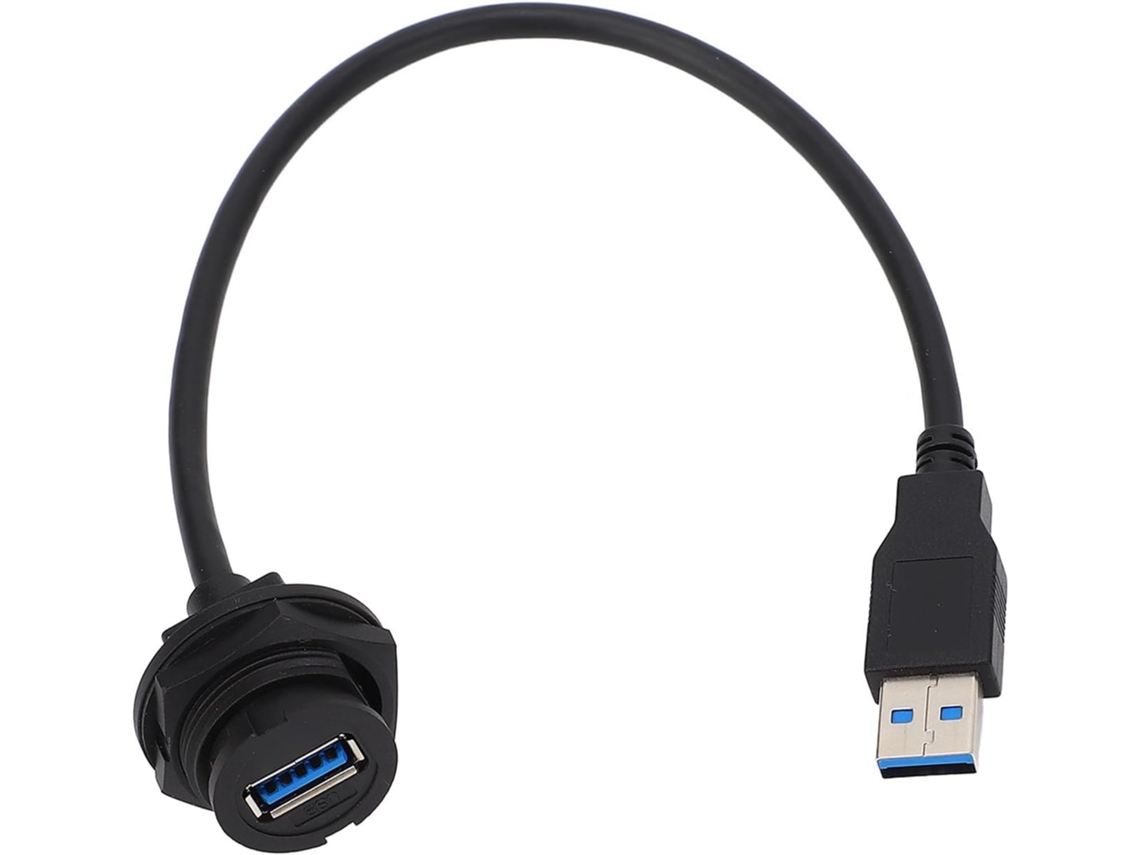 Tomada De Painel Usb 3.0 Resistente Ao Fogo Com Conector De Dados