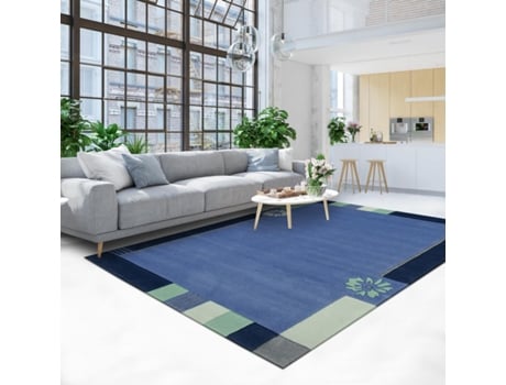 Tapete de Sala PURELIVING Azul 140x200