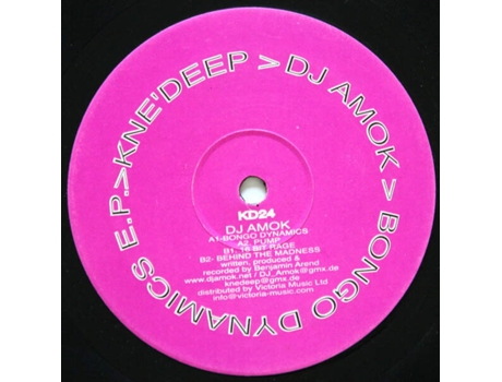 Vinil Bongo Dynamics Ep Kne Deep