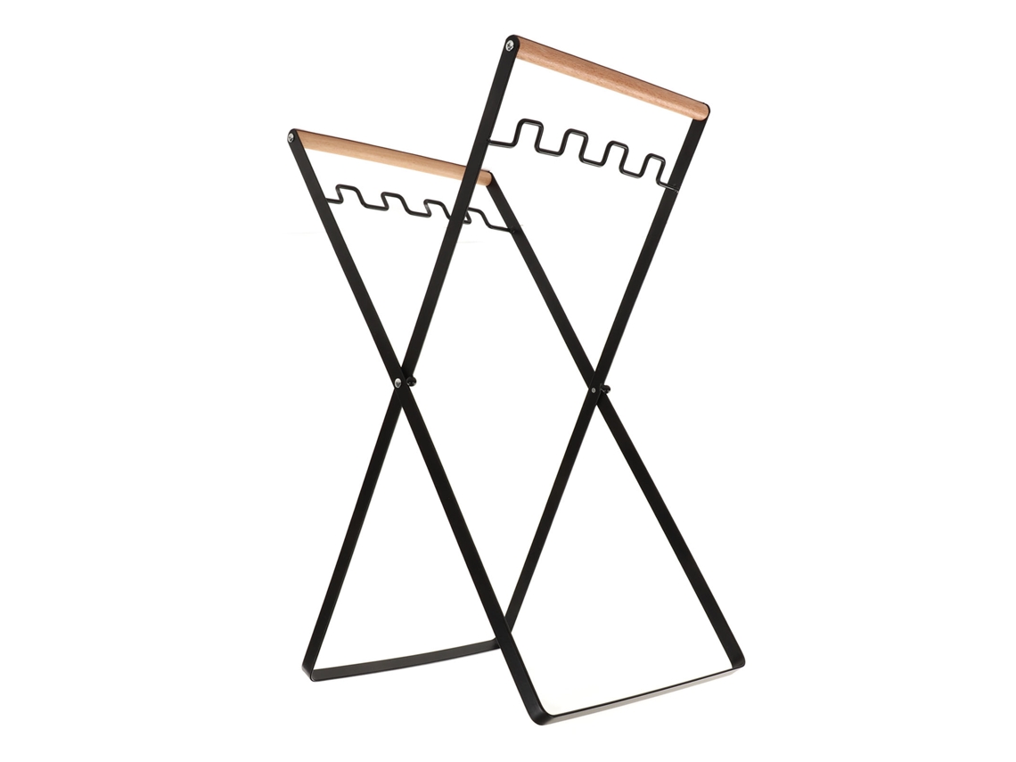Suporte Dobrável Para Saco De Lixo De Plástico Resistente À Ferrugem, Preto, Para Reciclagem Aquaforge