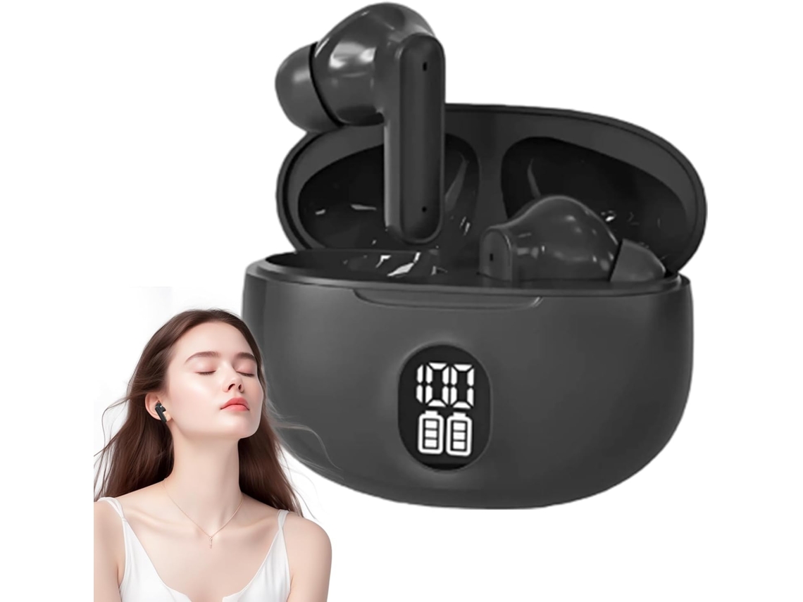 Fones De Ouvido Sem Fio Com Cancelamento De Ruído E Visor De Led.