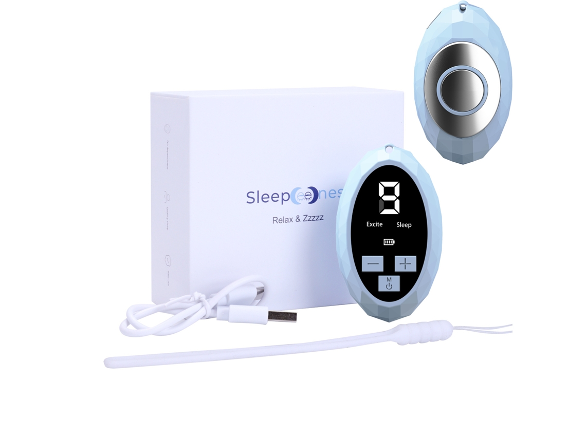 Aparelho Para Dormir, Alivia Insônia E Ansiedade, Dispositivo Portátil Com Pulsos Para Dormir, Dispositivo De Microcorrente Para Dormir Azul Sfushos