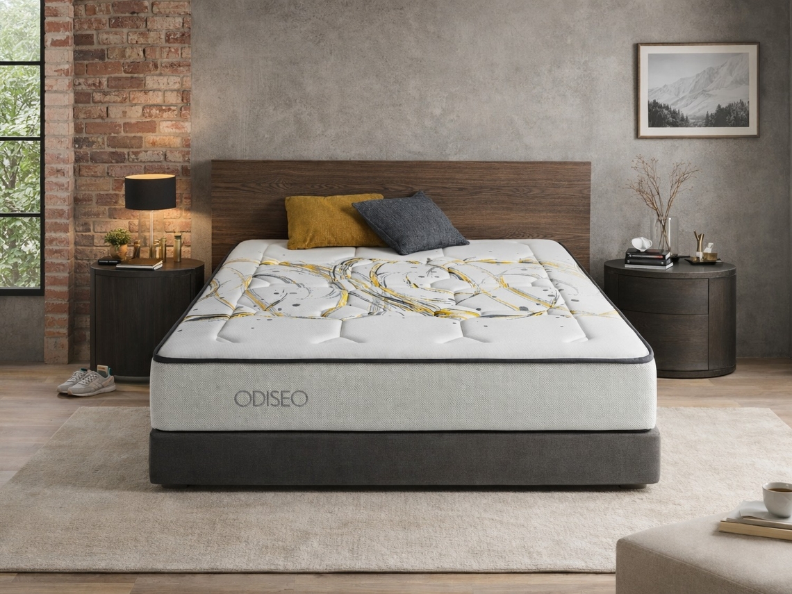 Colchão Sonho Odiseo Latex 100x190 Cm – Altura 30 Cm Com 2 Cm De Látex De Cada Lado