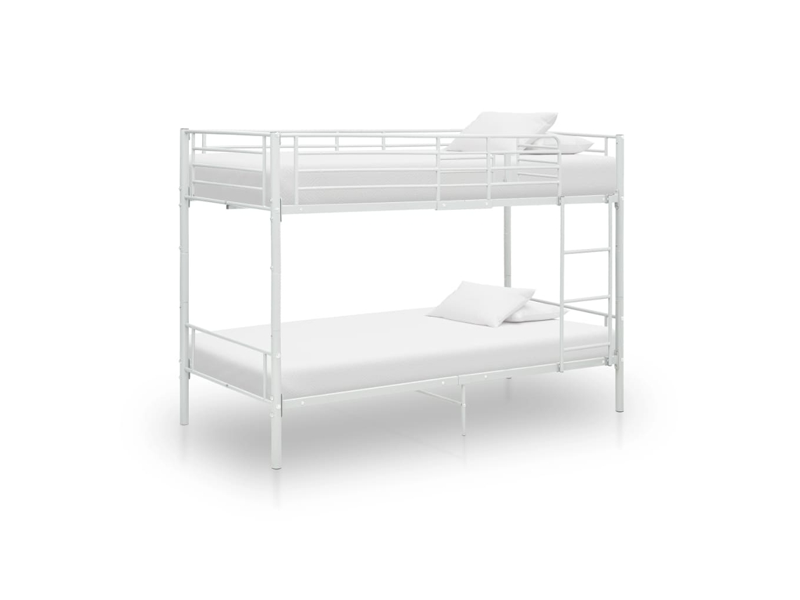 Beliche 90x200 Cm Metal Branco