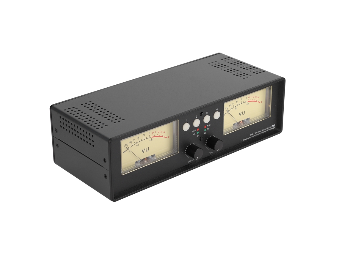 Laxiscreed Interruptor De Distribuição De Áudio De 4 Canais Com Retroiluminação Amarela