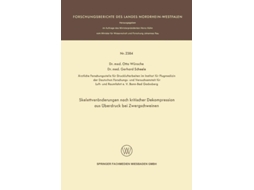 Livro Skelettveranderungen Nach Kritischer Dekompression Aus Uberdruck Bei Zwergschweinen De Otto Wünsche (alemão)