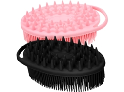 Conjunto De 2 Escovas Esfoliantes, Escova Macia Para Limpeza E Esfoliação Da Pele