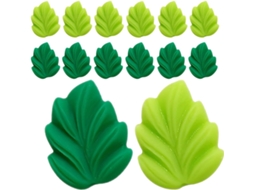 20 Tachinhas Decorativas Em Resina Formato Folha Para Quadro Cortiça