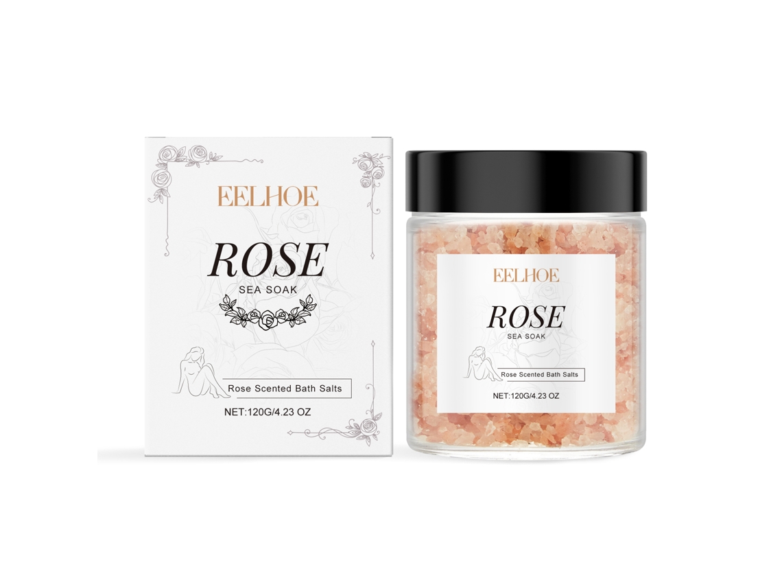 Sal Mineral com Cheiro de Rosas para Relaxamento e Bem estar no Banho LAXISCREED