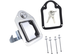 Conjunto De 3 Peças Fechaduras Genéricas Para Caixa Ferramentas Caminhão Com 2 Chaves, Compatíveis Com Trailers, Utvs E