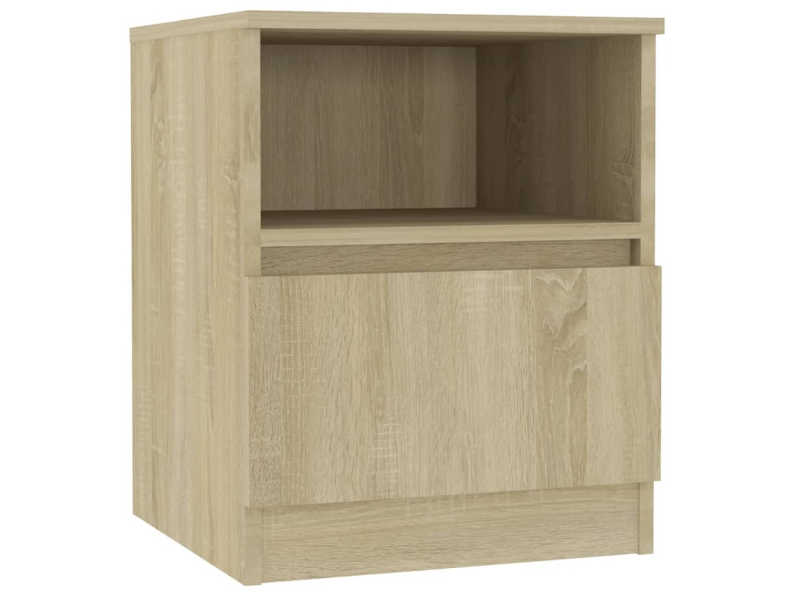 Bed Cabinet, Bed Cabinets Vidaxl Marrom Madeira Processada (n/a)