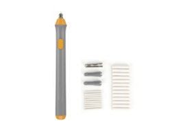 Borrador Elétrico Automático Para Artistas Com Pilha Rotatória Para Desenho, Esboço E Pintura Cinza