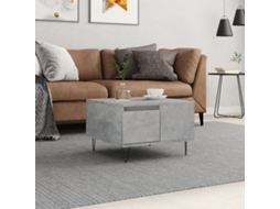 Vidaxl Mesa De Centro 55x55x36,5 Cm Derivados Madeira Cinzento Cimento