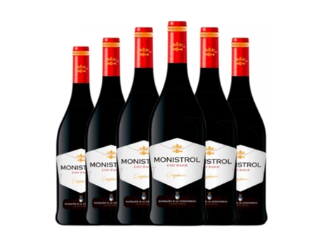 Vinho MARQUÉS DE MONISTROL Tinto Catalunya Crianza (0.75 L - 6 Unidades)