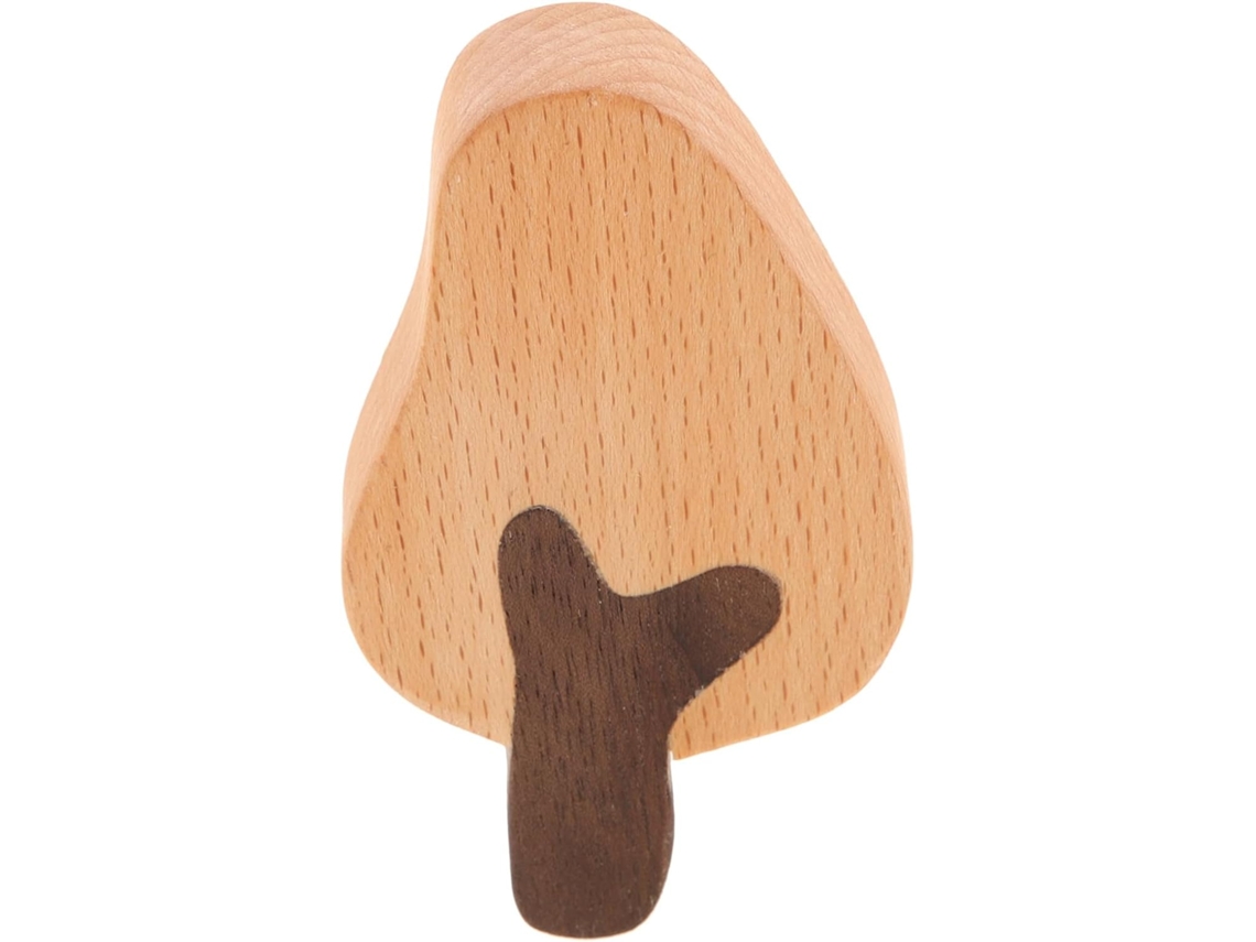 Puxador De Madeira Em Formato Árvore Morango Para Porta, Elegante E Prático Para Armários