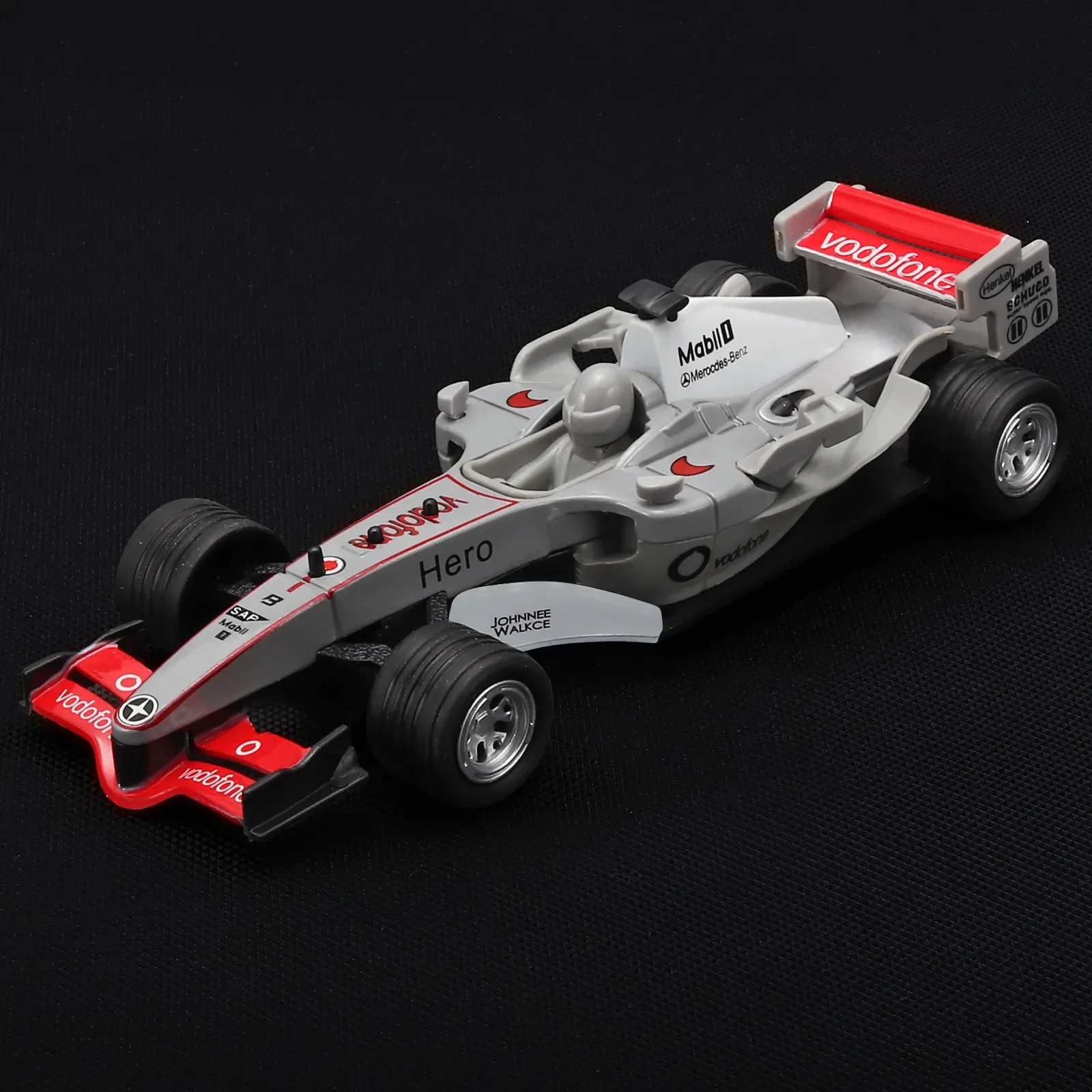 (cinza) Escala 1:32 - Carro De Fórmula 1 - Miniatura - Simulação - Liga De Metal Fundido
