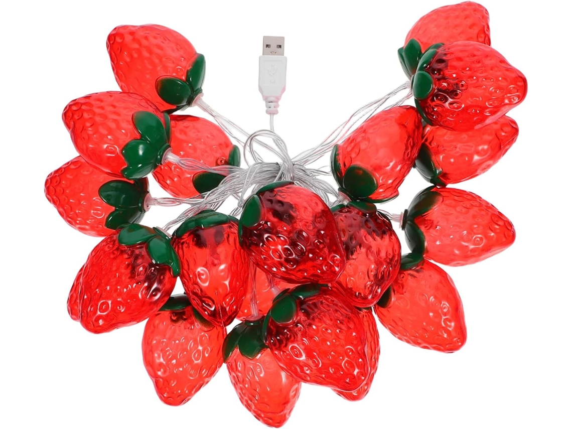 Lâmpada Led Vermelha de Plástico para Quarto SFUSHOS