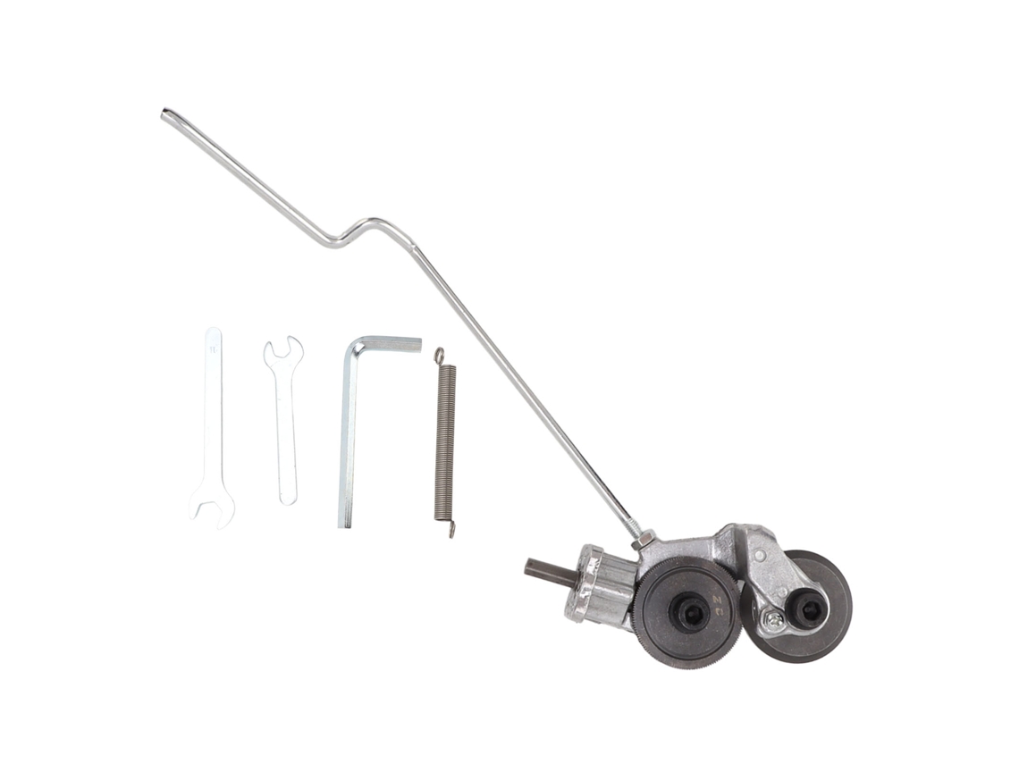 Cortador de chapas para furadeira elétrica com adaptador universal de alta rigidez para chapas de cobre e ferro.
