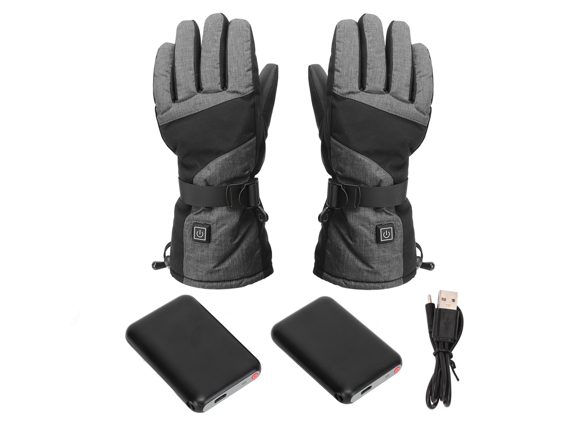 Luvas Elétricas Aquecidas Tela Tática Graphene Desmontáveis Inverno Outdoor Para Mulheres Homens