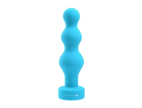 Vibrador Anal Cassini Preto GENDER X Azul