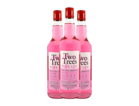 Gin WEST CORK Two Trees Pink Irish Gin (0.7 L - 3 Unidades)