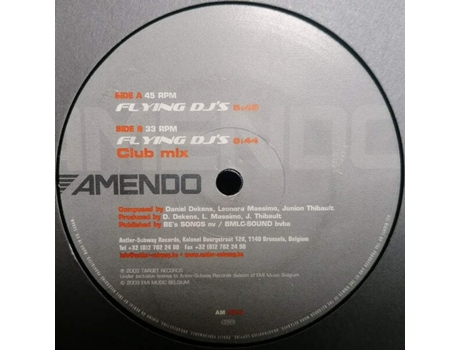 Vinil Flying Djs Amendo