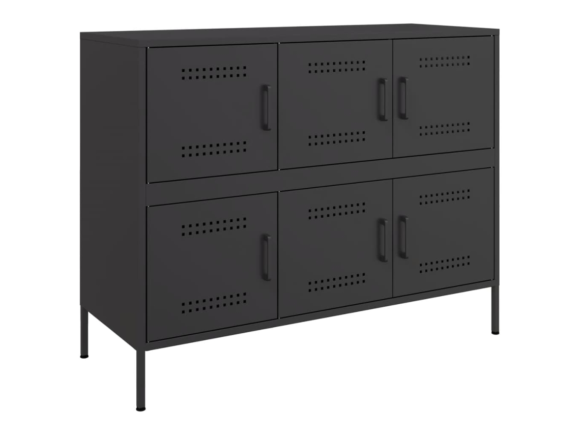 Maison Exclusive - Aparador 100,5x39x79 Cm Aço Preto
