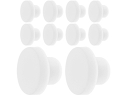 Tampas De Silicone Sólido Veemoon 12mm, Reutilizáveis E Duráveis, Adequadas Para Saleiros E Pimenteiros, Vedação