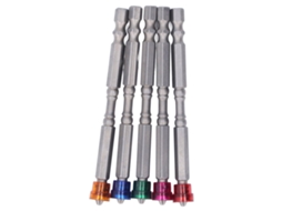 Conjunto De 5 Pontas Magnéticas De Precisão Laxiscreed Para Parafusador 1/4 Polegadas