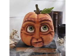 Decoração de Abóbora Grotesca de Halloween, 6.2 Polegadas, Expressão Assustadora