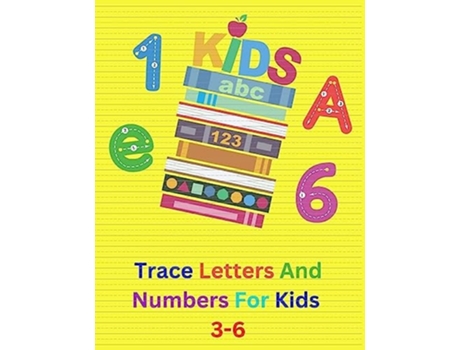 Livro Trace Letters And Numbers For Kids 3-6 de NER PUBLISHING (Inglês)