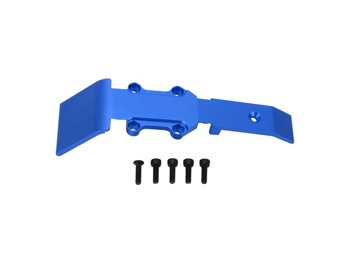 Placa De Proteção Dianteira De Alumínio Leve E Portátil 1/16 Para Traxxas E Revo Vxl Azul