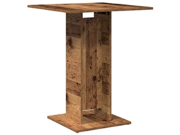 Bistro Table, Bistro Tables Vidaxl Marrom Madeira Processada (n/a)