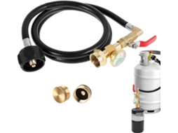 Lurelia Adaptador De Recarga De Propano Com Escala Fosforescente, Conector Para Cartucho