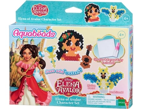 Kit de Artesanato AQUABEADS Set de Perolas de Água Elena de Avalor (Idade Mínima: 4)