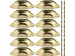 Puxadores De Ferro, Puxadores Vintage Para Gavetas, Armários, Móveis, Cozinha, Puxadores De Ferro Curvado Para Portas Armário, Estilo Retrô, 12 Peças