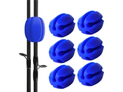 Conjunto de 6 Tiras Silicone para Suporte de Vara Pesca AQUAFORGE
