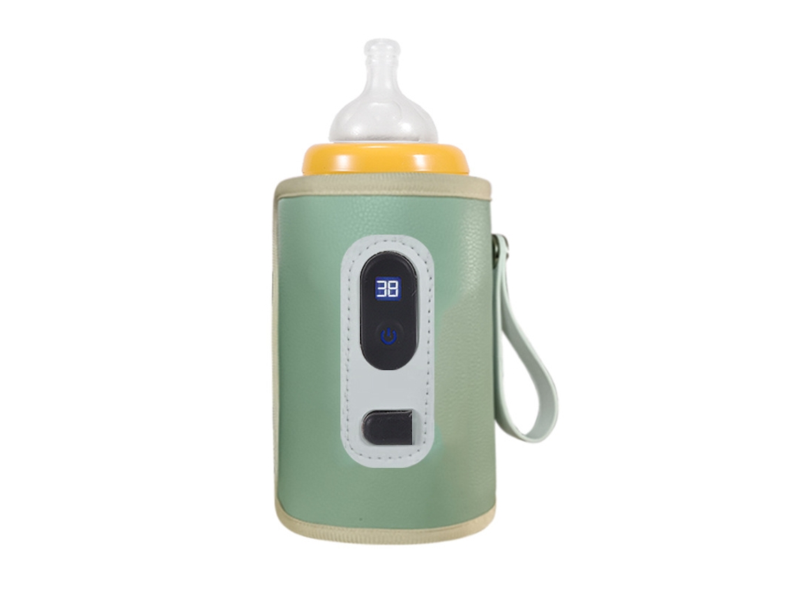 Aquecedor de Mamadeiras Portátil Usb com Luz Indicadora, Tampa para Mamadeira Temperatura Constante, 5 Níveis Ajustáveis. AQUAFORGE