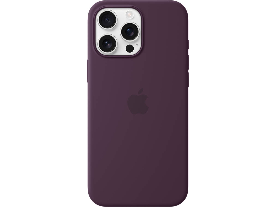 Capa APPLE Silicone Case com MagSafe para iPhone 16 Pro Max (Plum)
