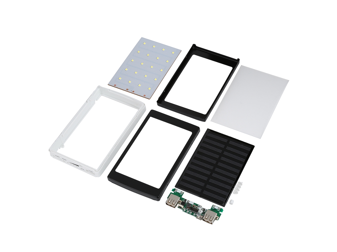 Kit Power Bank Solar LAXISCREED Usb Flashlight
