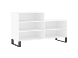 Shoe Cabinet, Shoe Cabinets Vidaxl Branco Madeira Processada (n/a)