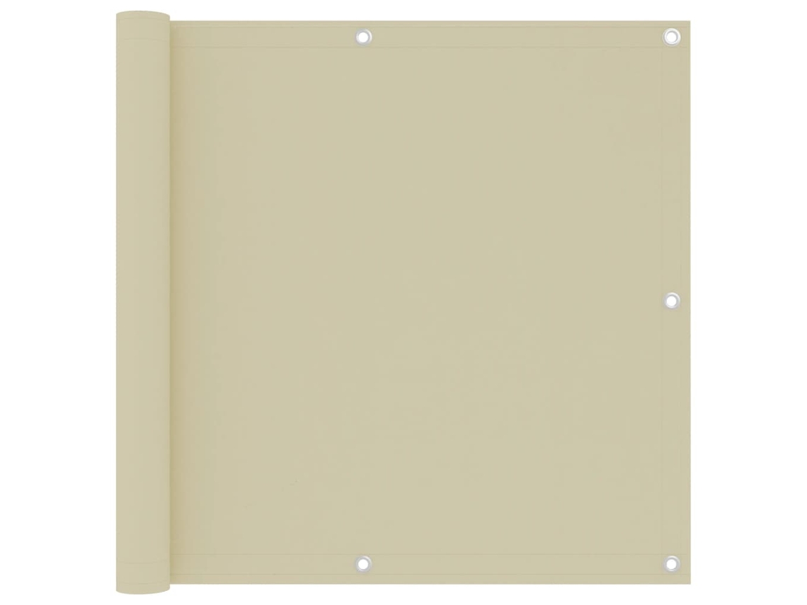 Balcony Screen, Balcony Screens Vidaxl Creme Tecido (90 X 300 Cm)