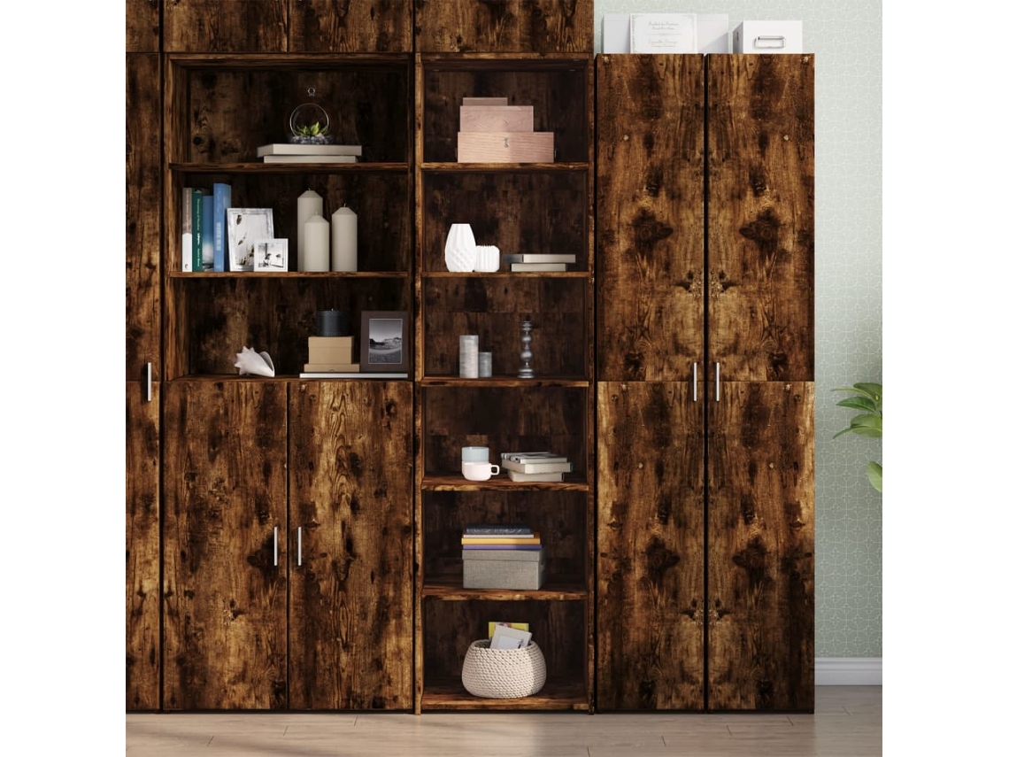 Mueble Alto 50x41x185 cm Derivados de Madera de Roble Ahumado