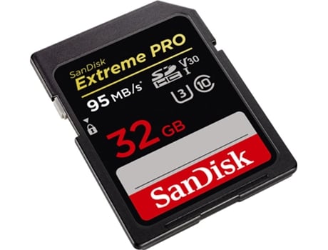 Cartão de Memória SDHC SANDISK Extreme Pro 32GB — SDHC | 32 GB