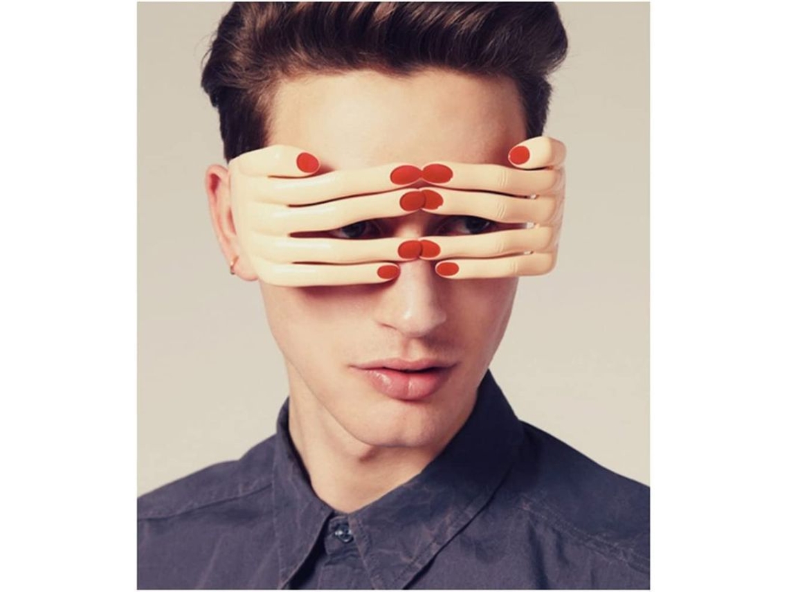 2026 divertidas Gafas de Fiesta Con Forma de Dedos, Nuevo Antifaz para Fiestas.