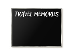 Magnetic Glass Board Travel Memories For The Hall Espelharte (80x60 Cm)