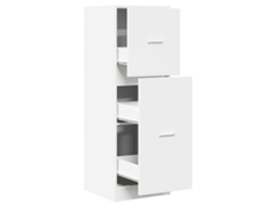 Armário Boticário Derivados de Madeira Branco MAISON EXCLUSIVE (40x41x118 cm)