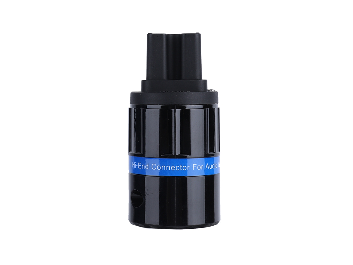 Conector IEC F104g, cobre puro, ouro 24 quilates, para equipamentos profissionais | S/MARCA
