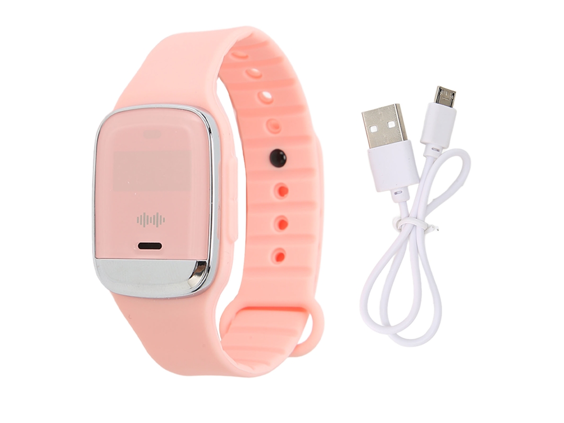 2026 pulseira Repelente Ultrassônico Relógio Eletrônico Rosa