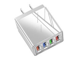 Carregador LAXISCREED 4usb 3.1a Led Rápido Us
